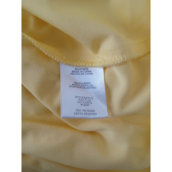 City Triangles Juniors XS Yellow Lace Dress - Picture 7 of 7